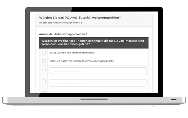 Durch Write-In die Wahlbeteiligung steigern