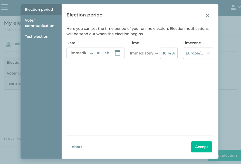 Invito al voto elezione online Invito al voto elezione online